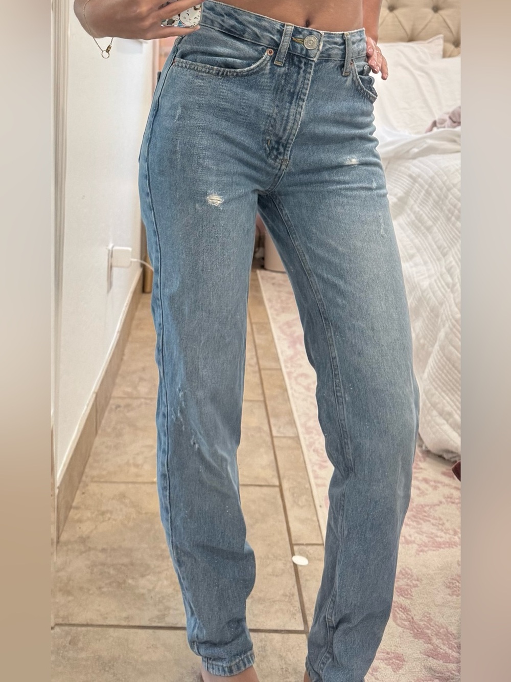 Urban Outfitters Light Blue Straight Jeans